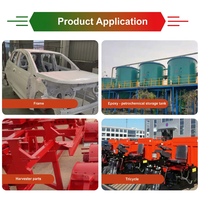 Revêtement en polyuréthane acrylique durable de qualité supérieure, résistant aux produits chimiques, protection UV pour peinture de bateau, époxy, liquide pétrochimique