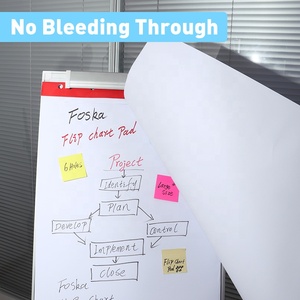 <span class=keywords><strong>Lavagna</strong></span> Bianca Foska con Supporto, Grande Formato Premium con 6 Fori, Facile da Appendere, Carta <span class=keywords><strong>per</strong></span> Flip Chart <span class=keywords><strong>per</strong></span> Insegnanti e Studenti Virtuali - Product Image 4