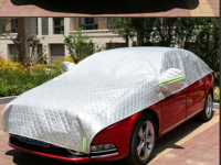 Housse de voiture KXF en PEVA épaissi, imperméable, anti-poussière, anti-UV, isolation thermique, rejet UV 99%, finition mate, toutes saisons