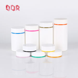 Plástico blanco colorido directo de fábrica para píldora tarro de HDPE de doble cubierta para suplemento personalizado para botellas de cápsula de nuevo diseño - Product Image 6
