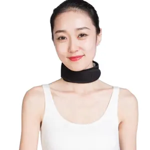 Neck Support Brace with Self Heating Magnets Tourmaline Adjustable Cervical Collar Use for Neck Stiff Pain Relief One Size