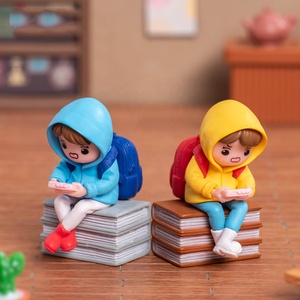 DIY Cartoon Art Home Decor Toys <b>Car</b> Decoration Couple Cute Girl and Boy <b>Ornaments</b> Dashboard Decorations Office Desk <b>Ornaments</b> - Product Image 4