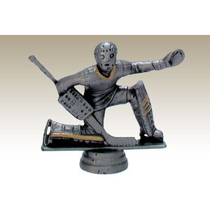 Figurine de hockey gardien 9,4 cm résine - Product Image 1