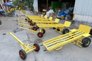 Grande capacité <span class=keywords><strong>de</strong></span> charge 2000lb Gonflables pliant chariot <span class=keywords><strong>de</strong></span> stockage chariot chariot à main avec boîtier <span class=keywords><strong>de</strong></span> direction - Product Image 4