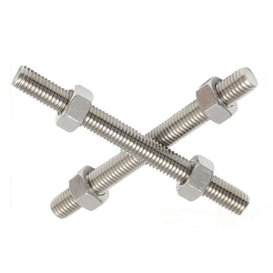 Visserie JM Hardware, <span class=keywords><strong>boulon</strong></span> à tête hexagonale B7 entièrement fileté, longueur 300 mm, finition bichromatée - Product Image 6
