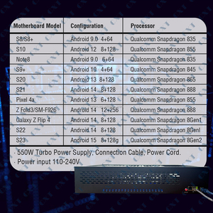 Phone Farming Machine Box Farm for <strong>Samsung</strong> <strong>Galaxy</strong> Z Fold3 F926 5G 12 <strong>256GB</strong> Mobile Phone Motherboard Click Farm Android 14.0 Box - Product Image 3