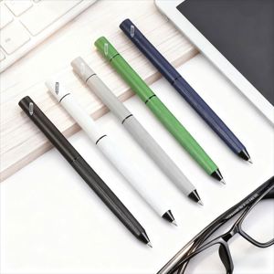 Stylo bille métallique multifonction 2-en-1 à double pointe avec logo, stylo signature multicolore, crayon longue durée, cadeaux d'entreprise - Product Image 5