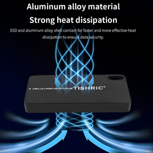 TISHRIC <span class=keywords><strong>M2</strong></span> NVMe SSD Case 3,1 <span class=keywords><strong>a</strong></span> <span class=keywords><strong>USB</strong></span> 3,1 <span class=keywords><strong>Adaptador</strong></span> <span class=keywords><strong>de</strong></span> carcasa SSD externo Tipo-C Caja <span class=keywords><strong>de</strong></span> <span class=keywords><strong>disco</strong></span> <span class=keywords><strong>duro</strong></span> <span class=keywords><strong>de</strong></span> estado sólido para NVME - Product Image 4