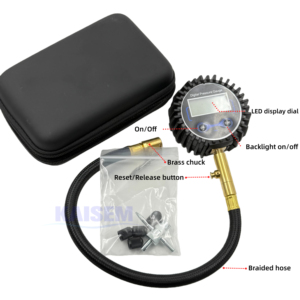 Medidor <span class=keywords><strong>Digital</strong></span> de Pressão de Pneus KAISHENG com Display LCD, Acessórios para Compressor de Ar para Veículos Off-Road, Mangueira Flexível - Product Image 4