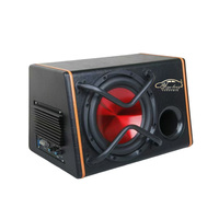 10 pouces voiture Audio Subwoofer 12V actif haute puissance modifié ampli voiture Subwoofer amplificateur SUV Auto Audio accessoires