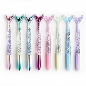Fournitures scolaires créatives, papeterie Kawaii, adorable stylo gel en plastique sirène - Product Image 1