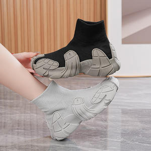 2025 en çok satan moda Trendy ayakkabı nefes örgü Sneaker artı boyutu 45 46 yürüyüş tarzı ayakkabı kadın çizmeler - Product Image 3