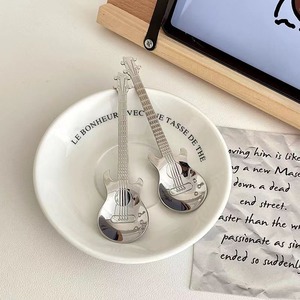 Cuchara de Acero Inoxidable 304 con Diseño de Guitarra, Cuchara para Café o Postre, Recuerdo de Bar Musical, Cuchara de Regalo - Product Image 5