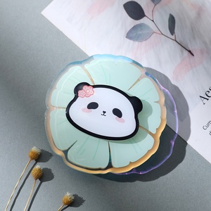 Panda Flower Design Acrylic <b>Phone</b> <b>Holder</b> Desk Stand PP Material Cute Animal Pattern Decorative Mobile Support - Product Image 6
