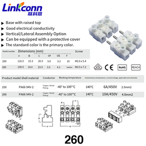 Bornier enfichable 12pin fil de connecteur de bande de fil 4mm matériau résistant au feu pour connexion d'alimentation par câble Installation facile - Product Image 4