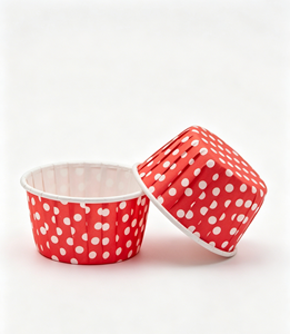 Moldes para hornear con borde enrollado impermeables de la marca <span class=keywords><strong>KaIKe</strong></span>, directos de fábrica, grandes, medianos y pequeños, recubiertos de almidón, de pulpa química-mecánica para muffins - Product Image 1