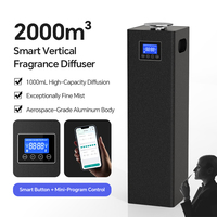 Diffuseur d'arômes pour hall d'hôtel en métal, grande surface, vaporisateur de parfum automatique, machine d'aromathérapie intelligente, usage commercial, 1000 ml
