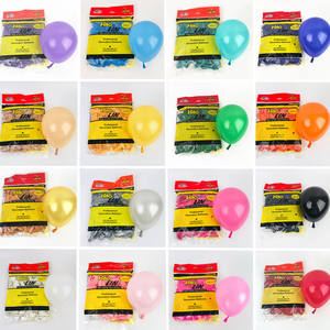 Venta al por mayor de fábrica, globos de Hao Lin de colores surtidos de 200 unidades, globo de látex de <span class=keywords><strong>5</strong></span> pulgadas, globo redondo afilado para decoración de fiestas - Product Image 2