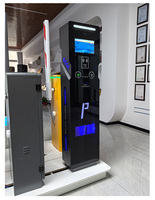 Système de paiement de parking intégré RFID et LPR, barrière automatique avec distributeur de tickets, solution de stationnement complète