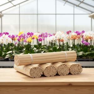Tiges de Soutien Florales Polies <span class=keywords><strong>en</strong></span> <span class=keywords><strong>Bambou</strong></span> Écologique pour Hortensias <span class=keywords><strong>en</strong></span> <span class=keywords><strong>Pot</strong></span> - Outils de Jardinage - Product Image 6