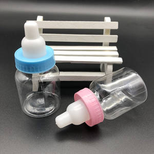 Boîte à bonbons en plastique transparente pour le premier anniversaire de bébé pleine lune <span class=keywords><strong>cadeau</strong></span> de retour de douche de bébé pour les fêtes Source de commerce extérieur - Product Image 2