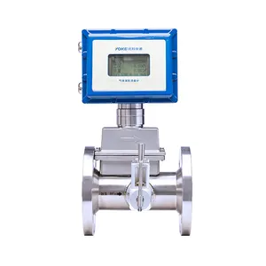 Flanged Digital Steam Industrial Natural Gas Turbine Flow Meter Biogas Lpg Turbine Flow Meter