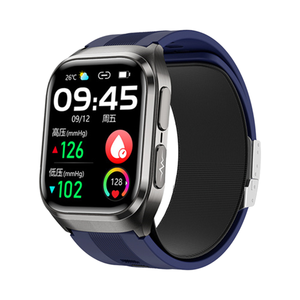 Groothandel Fabrieks AMOLED Smartwatch voor Fitness ECG PPG Slaaptracker Waterdicht IP68 Magnetisch Opladen Siliconen Band IOS - Product Image 3