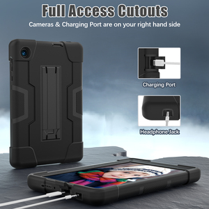 Étui d'armure de <span class=keywords><strong>robot</strong></span> pour TCL Tab 8 <span class=keywords><strong>LE</strong></span> 9137W/ Tab 8 WIFI 9132X avec béquille support antichoc robuste housse de protection pour tablette - Product Image 4