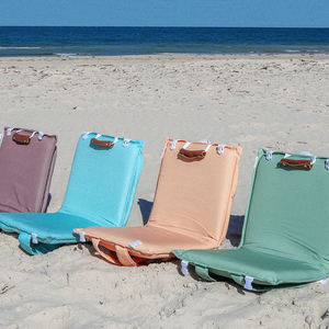 كرسي مريح صيفي للنزهات قابل للطي خفيف الوزن قابل للتعديل مع خمسة مقاعد مبطنة كرسي مسند ظهر - Product Image 1