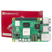 Nuevo Lanzamiento Placa de Desarrollo Raspberry Pi 5 con 2G/4G/8G/16G 2.4GHz para CPU Arm Cortex-A76 Hecho en Reino Unido Kit Original