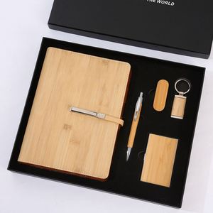 Coffrets Cadeaux Personnalisés FX : Carnet d'Affaires et Stylo avec Tasse Isotherme, Horloge en Bambou, Haut-parleurs Audio Portables Sans Fil pour Promotion - Product Image 3