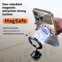 Pour Apple pour iPhone 16 Pro Max étui de téléphone portable grande fenêtre givré étiquette manquante aspiration magnétique housse de protection pour Plus