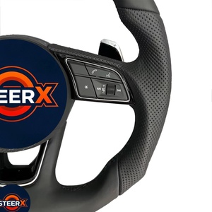 Volante de Fibra de Carbono Personalizado Compatible con <span class=keywords><strong>Audi</strong></span> <span class=keywords><strong>A1</strong></span> A3 A4 A5 A6 A7 <span class=keywords><strong>RS</strong></span> R8 RS3 C7 Q5 Q7 S3 8V B8 B9 S4 Q3 Q8 TT - Product Image 3