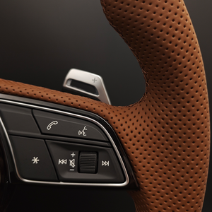 Volant Lenkard personnalisé en cuir <span class=keywords><strong>marron</strong></span> pour Audi A3 A4 A5 A6 A7 C6 C7 C8 S3 S4 S5 S6 S7 B7 B8 B9 RS3 RS5 RS6 Q5 Q7 - Product Image 4