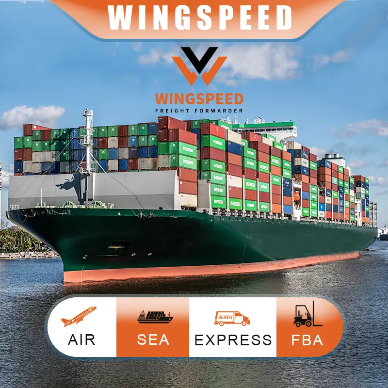 Expresso internacional da China para nós Canadá Reino Unido Agente marítimo Dhl Ups Ems Fedex Freight Forwarder