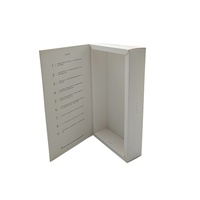 Boîte d'emballage de protection d'écran de téléphone personnalisée carton blanc couvercle rabattable magnétique matériaux recyclés poignée électronique estampage