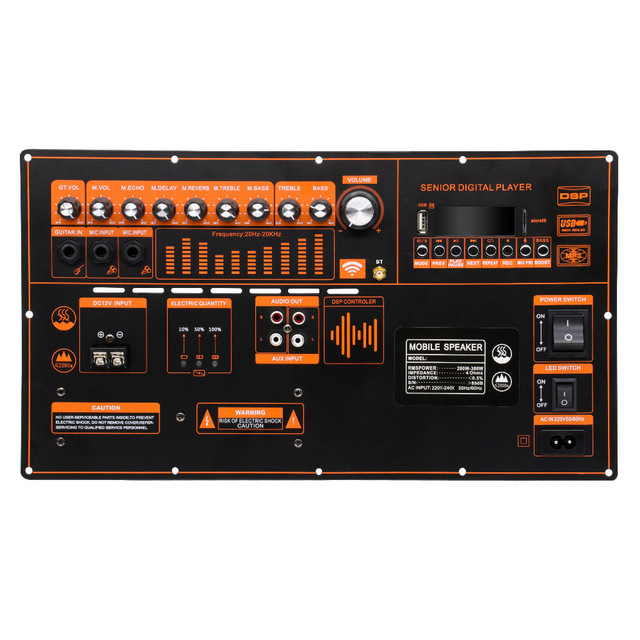 Factory Outlet Class D Power Trolley Speaker Amplifier Boards 300W