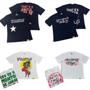 T-shirts à manches courtes en coton 100% pour homme, imprimés à l'écran avec des lettres personnalisées de créateur, avec le message « THAT'S a LOT COUGH SYRUP » - Product Image 4