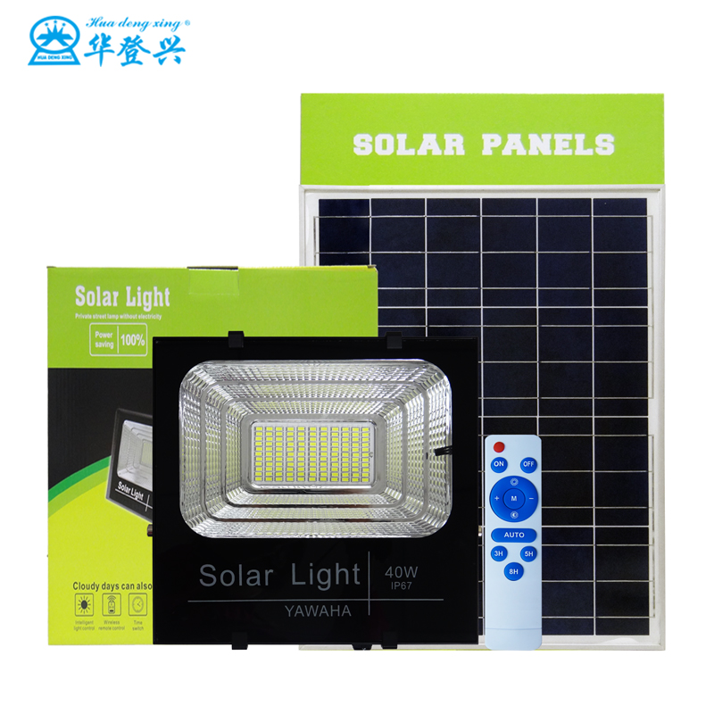 Оптовая цена LiFePO4 Алюминий 2 года гарантии CE ROHS Водонепроницаемый IP67 солнечная энергетическая система 25 Вт светодиодный прожектор