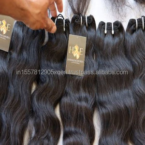 Mèches brésiliennes naturelles de vison, cheveux humains, vierges, lisses, ondulées, noires, de haute qualité - Product Image 5