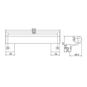 อลูมิเนียมพีวีซียาวเลื่อนประตูจับG005เซเนกัลชิลี - Product Image 2