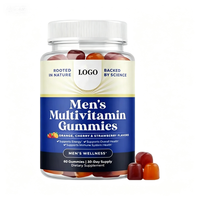 Vitamines pour la santé de la prostate à base de pectine de haute qualité, sans gélatine, multivitamines en gommes pour hommes actifs