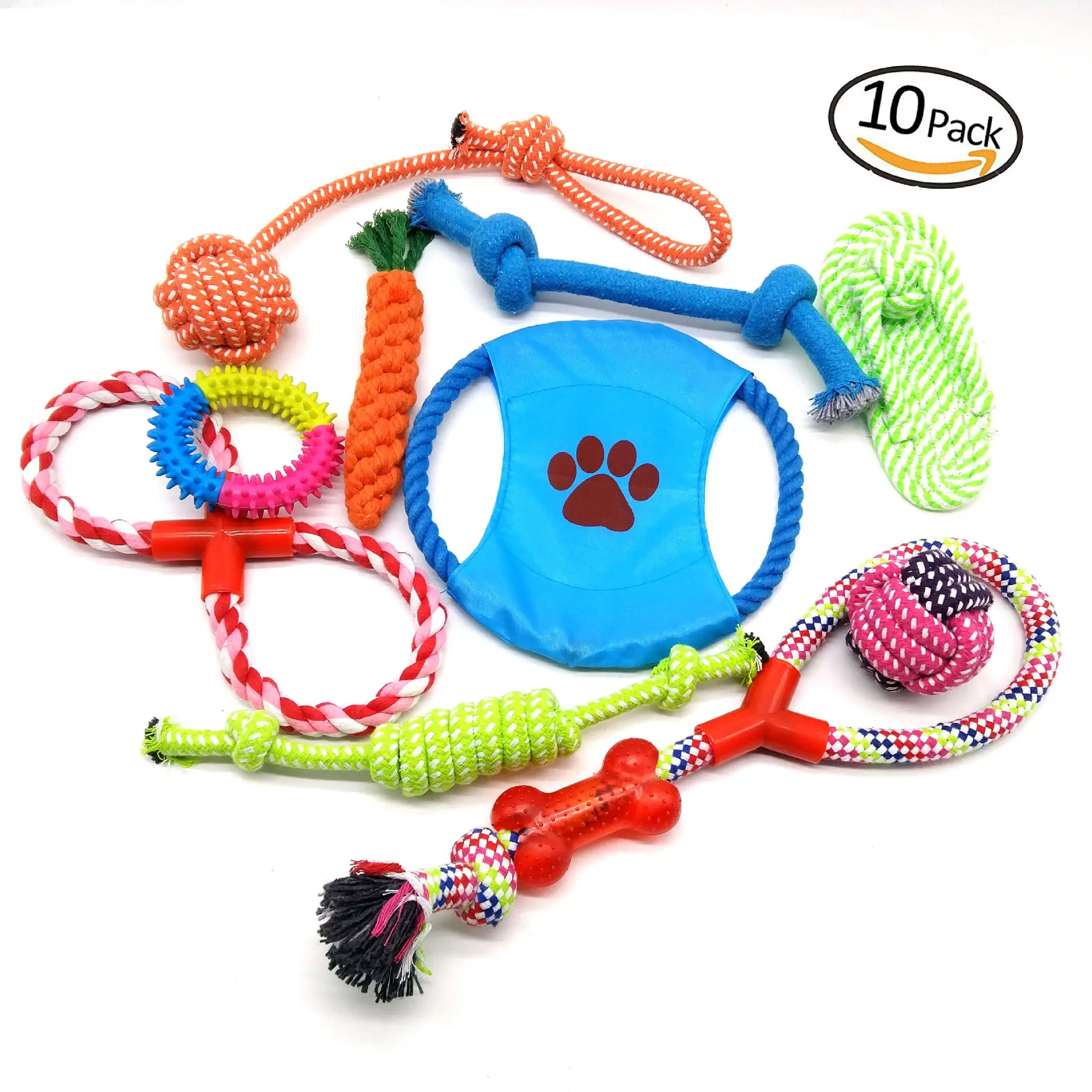 Amazon best selling pet toy kit 10 pack most popular dog toys for small dogs & puppies