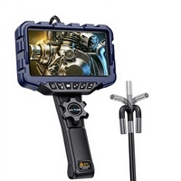 Caméra d'inspection endoscopique automobile ZN71 avec écran 7 pouces, rotation à 360 degrés pour tuyaux et canalisations, joint de 39 mm de haute qualité pour voitures
