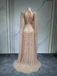 Mono de cola de pez Sexy americano europeo, vestido de pasarela para adultos con glúteos envueltos con diamantes de imitación para fiesta de Nochevieja - Product Image 3