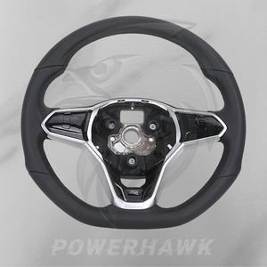 Volante Deportivo de Cuero Personalizado para Volkswagen VW Golf 6 7 8 GTI R <span class=keywords><strong>Line</strong></span> Polo Jetta Passat CC Tiguan GLI GTD GTE - Product Image 1