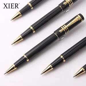Bolígrafo De Metal de alta gama, bolígrafo de lujo, Logo personalizado, escritura suave, bolígrafo enrollable