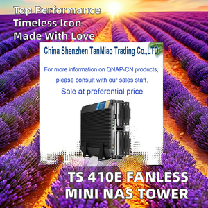 Servidor de almacenamiento en red de minitorre profesional para el hogar <span class=keywords><strong>Anap</strong></span> NAS TS 410E con interfaz USB de diseño sin ventilador y SSD en Stock - Product Image 4