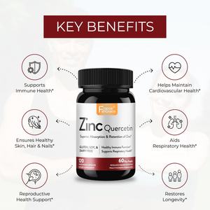 Cápsulas de Zinc y Quercetina con Etiqueta Personalizada, 120 Cápsulas, Apoyo Antioxidante e Inmunológico para Hombres y Mujeres, Suplemento de Zinc y Quercetina - Product Image 2
