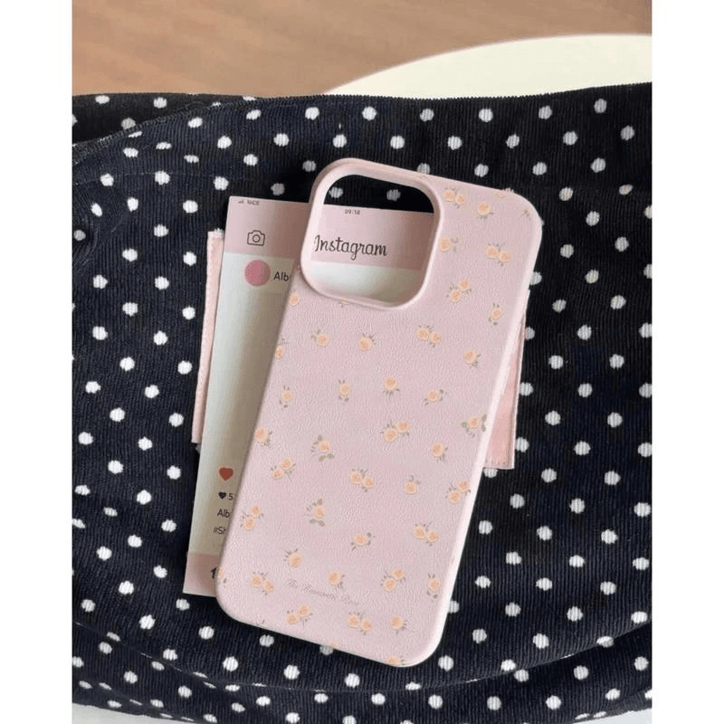 All-over Floral Print [Pink Lychee Pattern]
